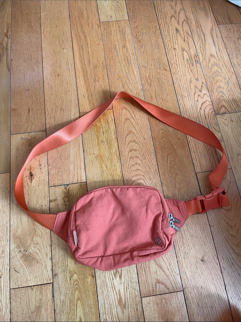 Lululemon large orange  everywhere belt bag